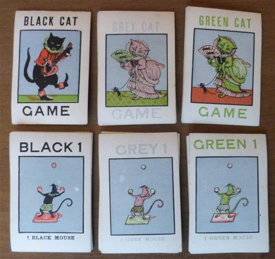 THE WHITE CAT card game by John Jaques & Son, c1880.